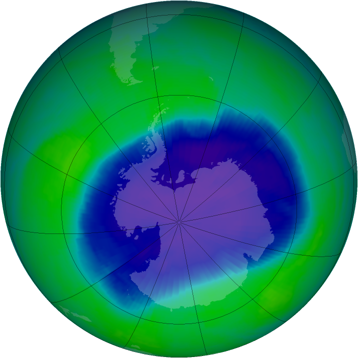 Ozone Map 1999-11-15